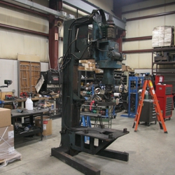 Cecil Peck LLC. Photo of used spud welder sent in for rebuild